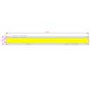 140*15mm COB LED Strip Bar Light 5.51 inch DC12V 4W