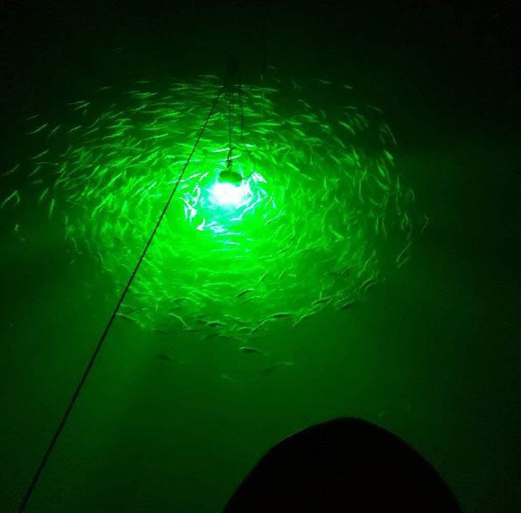 12V 10.8W LED Submersible Fishing Light Underwater Fish Finder Lamp