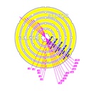 DC12V Annular Circle Angle Eye COB LED Light Source