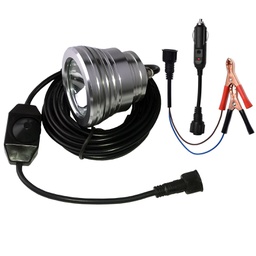50W 8000Lumens Dimmable LED Underwater Fishing Light Aluminum Profile Lamp Input with 6M Cable