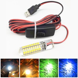LED Underwater Fishing Light - 5V USB Compact
