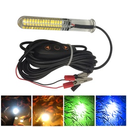 LED Underwater Fishing Light - 12-24V Dimmable Compact